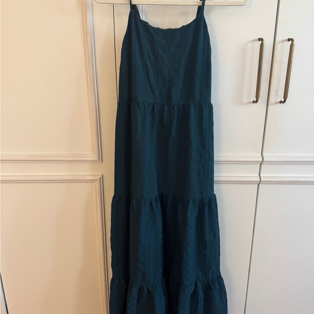 Lulu's Teal Maxi Dress